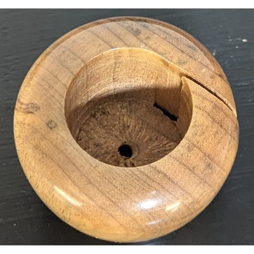 The Wooden Nickel Myrtlewood Votive Candle Holder Port Oreford Oregon